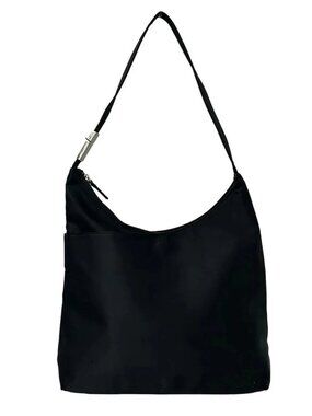 SAZABY Black Nylon Shoulder Bag